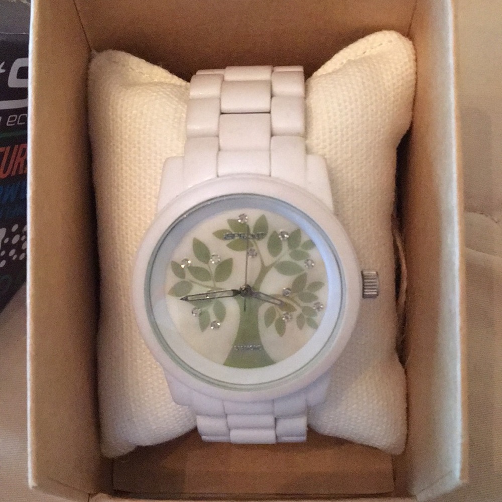 Sprout Mother if Pearl Eco-Friendly Watch